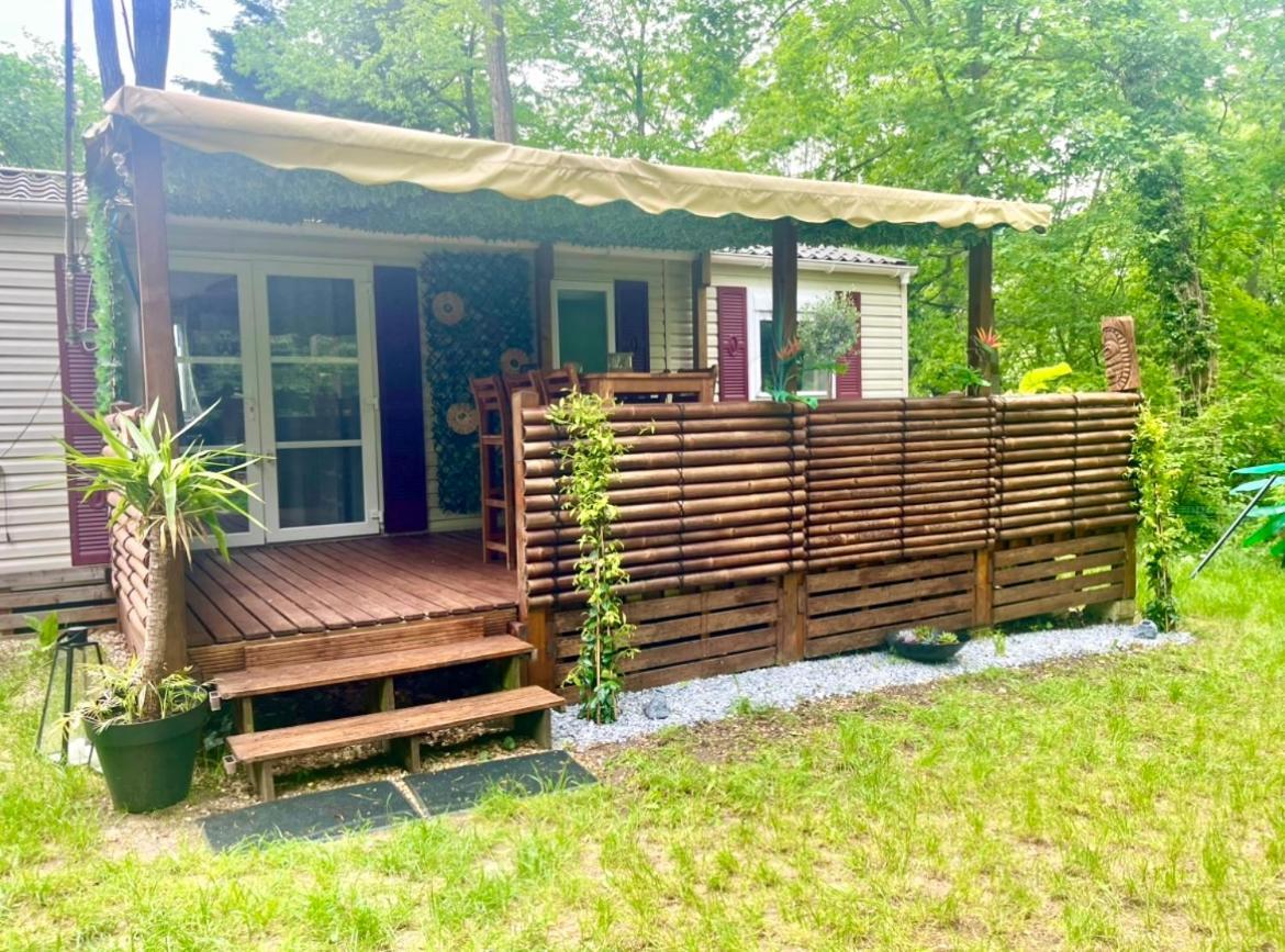 Campingplatz Tiki House M-home-climatise - Belle Parcelle !